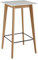 Wohnling Stehtisch 60x110x60 cm Weiß Eckig, Bartisch für 4 Personen, Moderner Tisch für Bar, Design Partytisch Holz, Hochtisch Eiche Skandinavisch