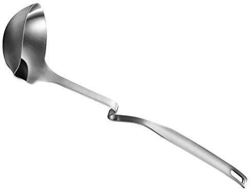 Cabilock 1 Pc Cucchiaio Di Grasso Paletta Per Colino Per Alimenti Cucchiaio Filtro Olio Servire Il Mestolo Da Minestra Filtro a Ragno Salsa Di Mestolo Metallo Acciaio Inossidabile Ragnatela
