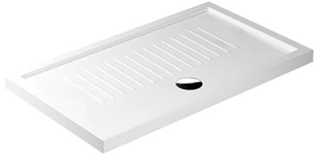 Plato de ducha rectangular de cerámica H. 6 cm 70 x 120 H. 6