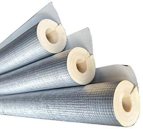 EONME Manchon D'isolation pour Tube Climatisation,Tube D'isolation De Mousse De Polyéthylène Antigel, pour Diamètre Intérieur 22-219mm Tuyaux en Mousse, Tuyau Isolation Mousse, Flexible, 22*30mm*1m