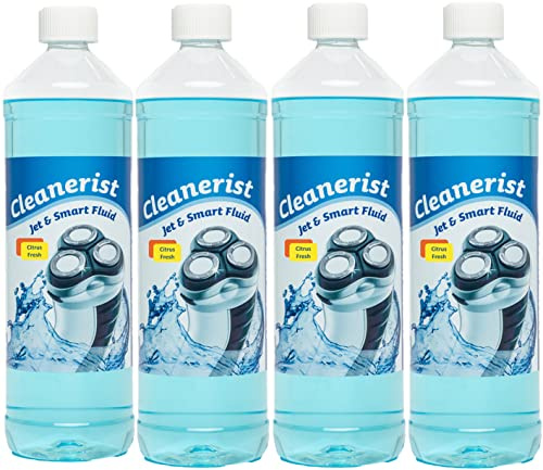 4x1 Cleanerist Jet & Smart Fluid Reinigungsflüssigkeit Kompatibel-Ersatz für Philips Rasierer Citrus Fresh