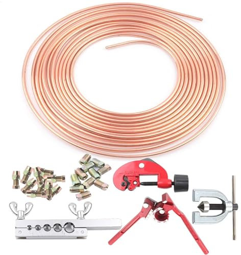 Auto-Bremslinien-Ausweichwerkzeugset - praktisches Doppelwaschwerkzeug, nützliches Bremsleitungszubehör | Enthält Werkzeuge zur Entwicklung der Rohrschneidegewerkschaften, ein