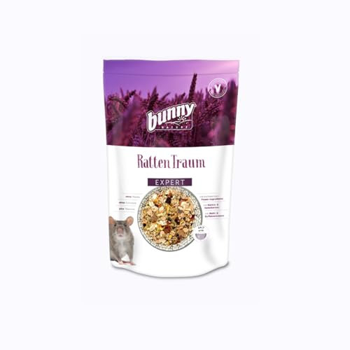 Bunny RattenTraum EXPERT | 3,2 kg | Alleinfuttermittel für Ratten | Ohne Zucker, Zusatzstoffe, Geschmacksverstärker oder Farbstoffe | Hochwertige Power-Ingredients