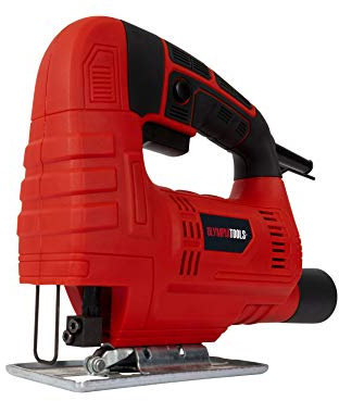 Olympia Tools Jigsaw 450W 240V Soft Grip for Increased User Comfort Dust Extraction is Possible via an Adaptor (Supplied), Enabling You to Keep The Workplace Clean and Free of Debris