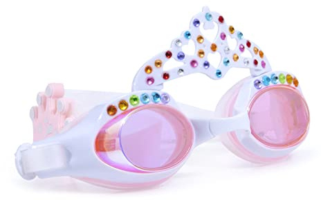 Bling 2O Princess Crown Daisy White Unisex simglasögon för barn, vit, en storlek