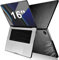 ICARERFAMILY Hülle für Leder MacBook Pro 16 2021 A2485 / 2023 A2780 Lederhülle, Premium Ultra Slim Leder-Schutzgehäuse Case Cover für Apple MacBook Pro 16,[Stoßfestung] Wärmeabgabe-Schwarz