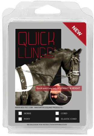 Quick Lunge - Adjustable Lunging System - Cord - Ponies (Elastic, Pony)