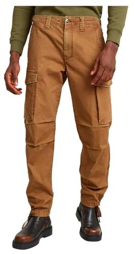 G-Star Men's Core Regular Cargo Pants, Brown (kangaroo D24309-D729-7162), 32W / 32L