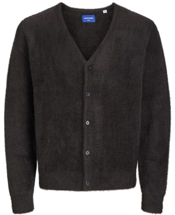 JACK&JONES JORBLAZE Knit Cardigan, Chocolate Cake, L