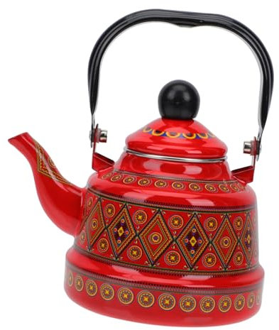 PRETYZOOM Water Heating Pot Elegant Kitchen Teakettle for Gas Induction Cookers Capacity Boiling Kettle Easy Fill Clean Design Comfortable Handle