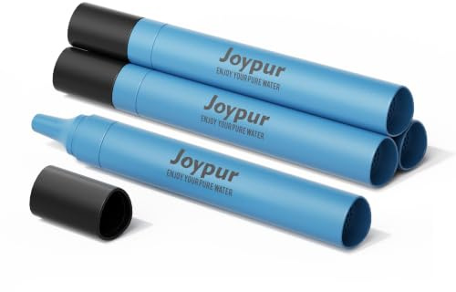 Joypur Wasserfilter Outdoor, 4er-Pack, Blau