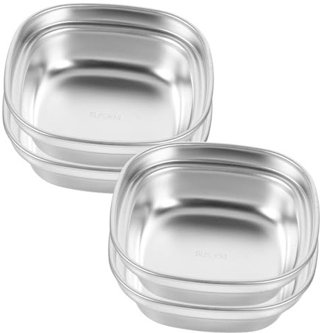 DECHOUS Contenitore Per Salse in Metallo Compatto E Robusto in Acciaio Inossidabile Per Condire Condimenti E Salse Lavabile in Lavastoviglie