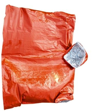AWJUWHBJ Reversible Survival Ponchos With Thermal Insulation & Weather Protections Aluminum Foil Coated Poncho For Emergencies Thermal Rain Blanket