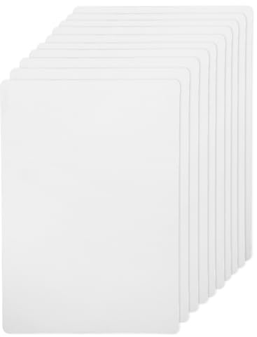SEWOART 10 Feuilles de Pochoirs Transparents en Pvc 22x14 Cm, Kit 3d pour Stylo D’impression, Planches Réutilisables pour Loisirs Créatifs et Dessin Précis