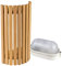 Kit di Illuminazione per Sauna Paralume Sawo 914-VD in Cedro con Lampada Sauna E27 IP54 e Cavo Siliconico 5m SiHF