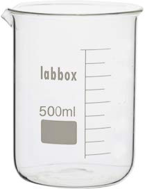 LBG 3.3 borosilikatglas bägare (500ml, 1)