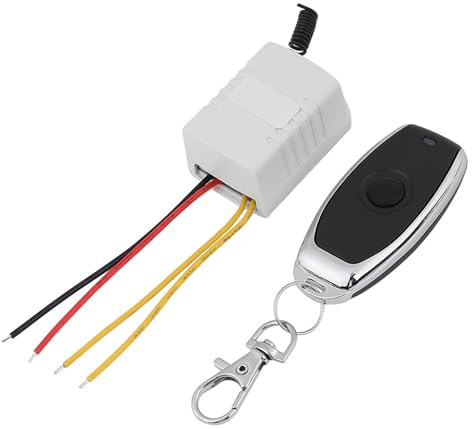 Bewinner Reläbrytare Fjärrkontroll DC 4V 5V 6V 7.4V 9V 12V Mini Relä Trådlös omkopplare Trådlös relä Fjärrkontroll Enkelnyckel Mottagare + sändare