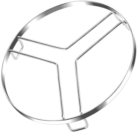 MUCKLILY Round Steamer Steamer Rack for Pot Reusable Food Steaming Rack Stainless Steel