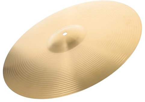 OFFSCH Schlagzeugbecken Metall Jazz Crashbecken Übungs Becken Mit Geringer Lautstärke Schlagzeugzubehör Schlagzeugbedarf Schlagzeug-schlagzeugbecken