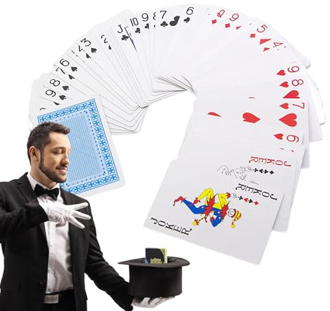 Générique Däck märkt med tips - Public Delight som spelar smink för nybörjare däck med instruktioner | Kreatives Poker-Trickdeck Für Zauberer perfekt för magi och shower
