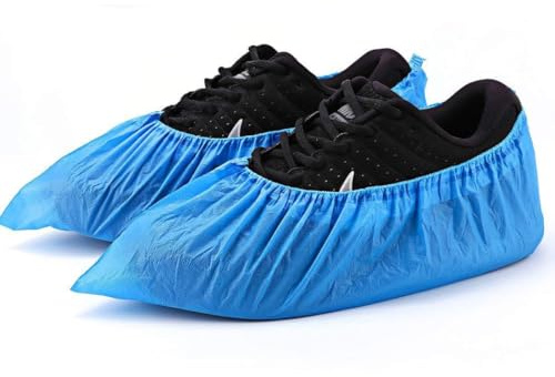 Ogunuoki 100 Pcs (50 Pairs) Shoe Covers Disposable Non Slip for Indoor