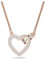Swarovski womens Lovely Necklace Rose Gold shiny Crystal, Lovely Necklace, White rose gold, One Size