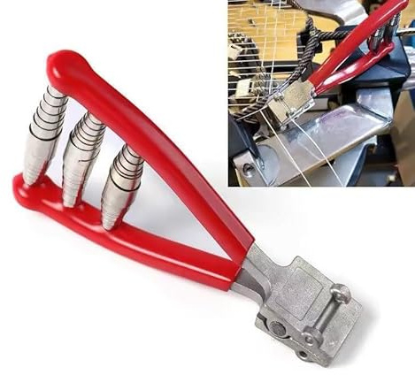 ZLXHDL Pince Cordage Tennis - Machines et Outils de Cordage de Badminton - Pince de Démarrage de Raquette à 3 Ressorts pour Badminton et Tennis