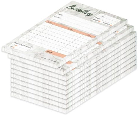 PRICARO Bestellannahmeblock Naturals, A6, 10 Stück