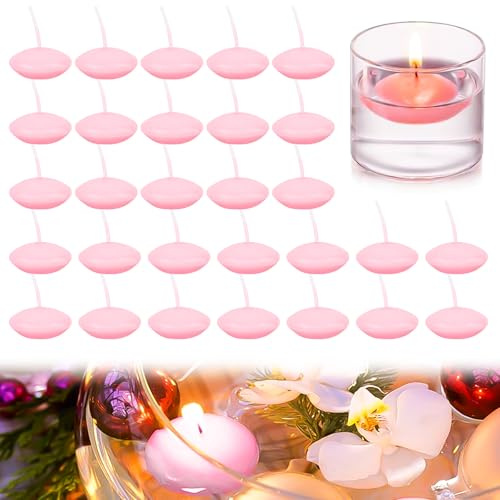 38 stycken oparfymerade simljus för mittstycken