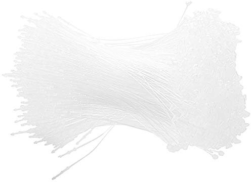 Feiouna Perni di bloccaggio a scatto in plastica per etichette di sicurezza, 1000 pezzi