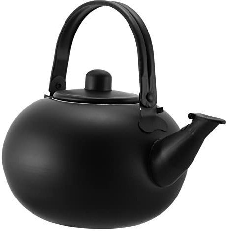 Garneck Stainless Steel Tea Kettle for Induction Cooker Boil Water Kettle Outdoor Camping Teapot Long Filter Mesh