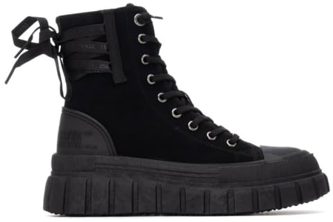 REFRESH - Zapatilla Mujer Negro - Calzado Cómodo y Versátil - Moda Casual - Modelo 17307701 (Talla 40)