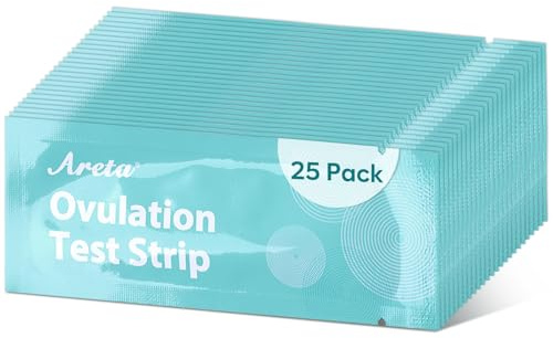 Areta Ovulation Test Strips - 25 Count LH Test Kit | Expiration Date 07/11/2026