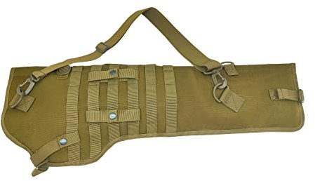 Jaegvida Gewehr Weichkoffer Tactical Schrotflinte Scabbard Tasche weich Schrotflinte Gun Scabbard Tasche mit Schulter (Braun)
