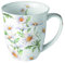 Ambiente Kaffeetasse Tee Becher Mug 0,4l Margeriten Fine Bone China Porzellan Blumen Henkelbecher serie daisies white