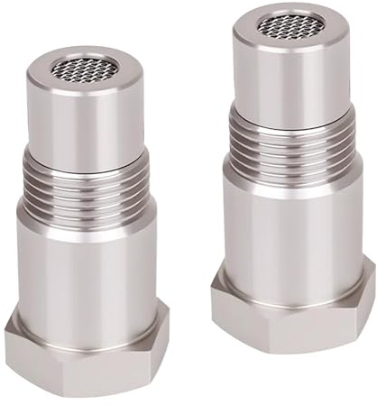 mefocou Spark Plug Non Fouler O2 Sensor - Stainless Steel O2 Sensor Bypass - Automotive Tools & Equipment for Engine Repair Spark Car Oil Drain Drip