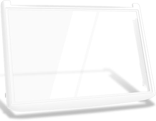 Upgraded AHT73514202 Refrigerator Glass Shelf Compatible with LG Fridge Shelf Replacement Glass Shelves For Kenmore Refrigerator Shelves Replacement LG Middle Crisper Drawer Cover LTCS24223S 29x20