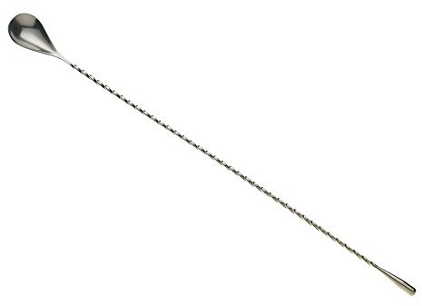 Barfly Cuillère de bar en forme de goutte en acier inoxydable 40 cm