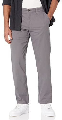 Amazon Essentials Men's Straight-Fit Casual Stretch Chino Trousers