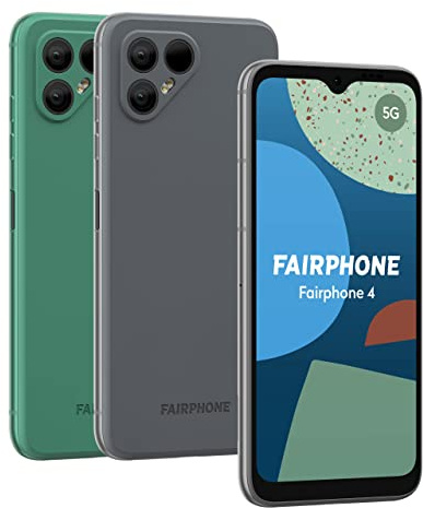 Fairphone 4 5 G (6 GB, 128 GB), grigio