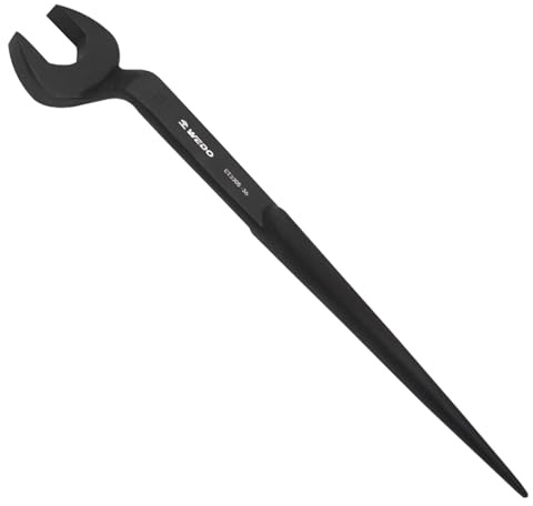 WEDO Chiave a forchetta semplice e fine allineamento, 36mm,Chiave per costruzione a estremità aperta,lunghezza 430mm,40CRV,Resistenza all'usura,Assorbimento degli urti