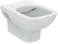 Ideal Standard - Inodoro suspendido I.Life T4680 Rimless - Blanco, Sin Asiento, Almacén