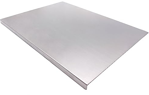 BILLAMB Stainless Steel Cutting Boards for The Kitchen, Suitable for Meat, Fruits, Vegetables, Bread, and Baking Large-sized Cutting Boards (40 x 30cm/15.7 x 11.8 in)