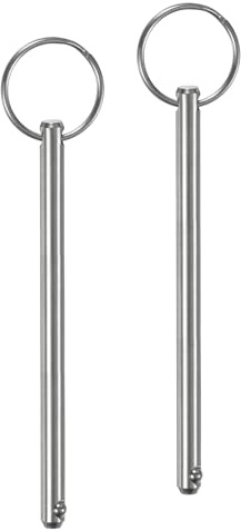M METERXITY Goupilles Dégagement Rapide 6mm 86mm L Utilisation 100mm L 2Pcs | Goupille Supérieure Bimini, Acier Inoxydable 304