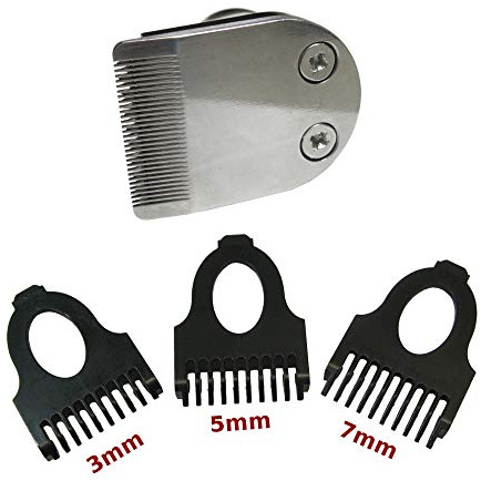 Trade-Shop Haartrimmer-Aufsatz 3/5/7mm kompatibel mit Philips SensoTouch 1100 RQ1155 RQ1160 RQ1175 RQ1180 RQ1185 RQ1190 RQ1195