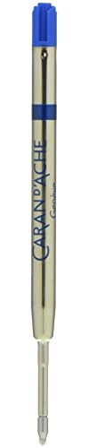 Caran d'Ache Patrone zu den 849 Rollern 0.5mm Fine, in der Farbe blau, 8462.160