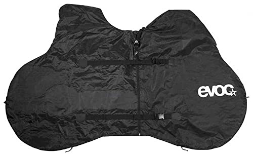 EVOC BIKE RACK COVER ROAD, robuste Fahrradplane (handliche Radabdeckung, leichte E-Bike Schutzhülle, ideale Fahrradabdeckung, Maße: 54 x 188 x 118 cm, Gewicht: 1100 g), Black