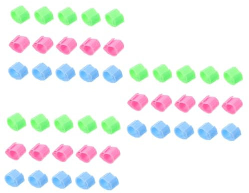 FOMIYES 60stücke Pigeon Leg Bands Bunte Fußringe Für Tauben Identifikationswerkzeuge Für Vögel Langlebige Und Einfache Anwendung Geeignet Für Tauben Hühner Und Enten