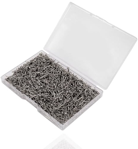 10 000 x stift – häftstift och spikar 13 mm – för sömnad, dekoration och gör-det-själv och hantverk silver