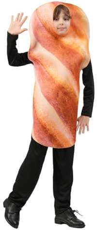 KalcyKizz Children's Bread Costume,Crazy Food Costume,Halloween Bread Cosplay Costumes,Carnival Party Food